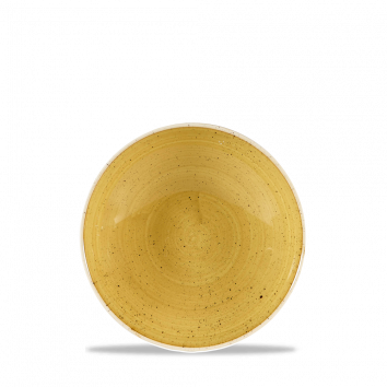 Churchill - Tiefer Teller 18,2 cm Mustard Seed Yellow Stonecast