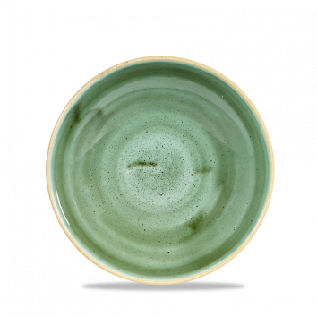 Churchill - Tiefer Teller 18,2 cm Samphire Green Stonecast