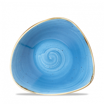 ​Churchill - Ciotola triangolare 23,5 cm Cornflower Blue Stonecast
