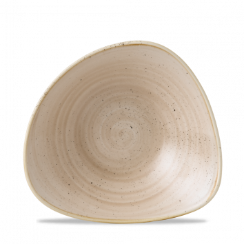 Churchill ​- Stonecast - Piatto Fondo Triangolare 23,5 cm  Nutmeg Cream