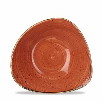 Churchill ​- Ciotola triangolare 18,5 cm Spiced Orange Stonecast