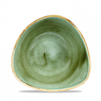 Churchill ​- Ciotola triangolare 18,5 cm Samphire Green Stonecast