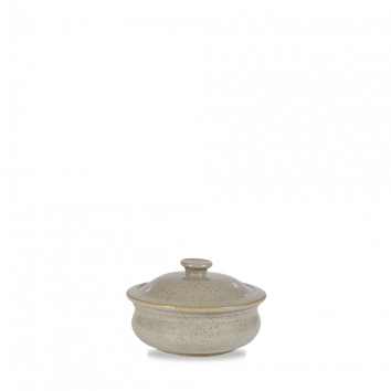 ​Churchill ​- Ciotola per zuppa con coperchio 14 cm Peppercorn Grey Stonecast