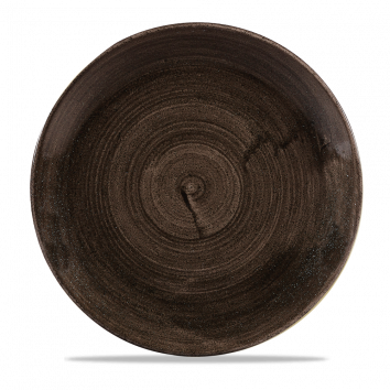 Churchill - Flacher Teller 28,8 cm Patina Iron Black Stonecast