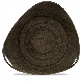 Churchill - Dreieckige Teller 31,1 cm Patina Iron Black Stonecast