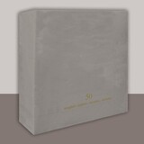 Tovagliolo Grigio Satin 2 veli 33x33 cm  - Tirolix