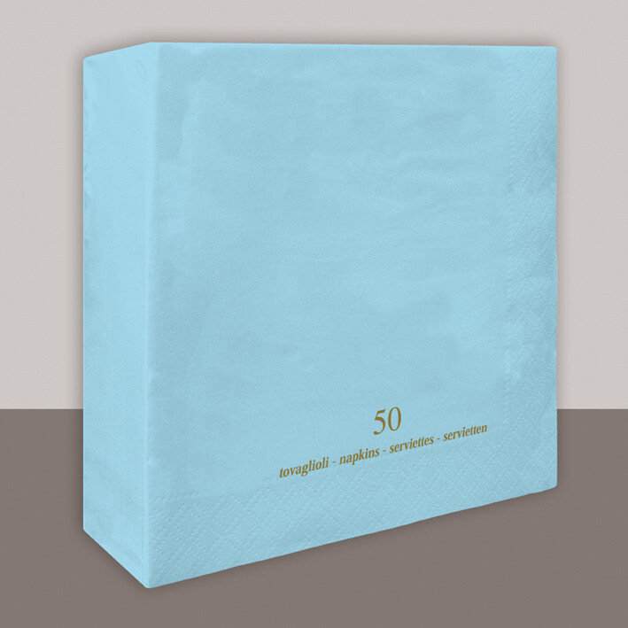 Tovagliolo Azzurro 2 veli 40x40 cm - Tirolix