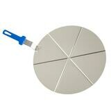 Alu Pizzabrett 6 Portionen 45 cm AC-PCPT45/6 Gi.Metal