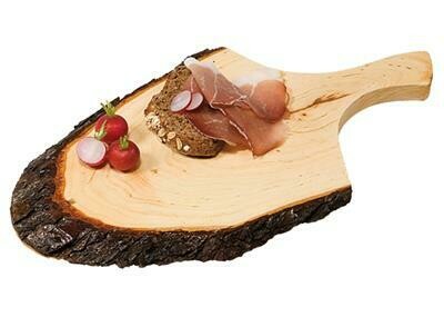 Kesper - Tagliere corteccia con manico 35 x 18 cm