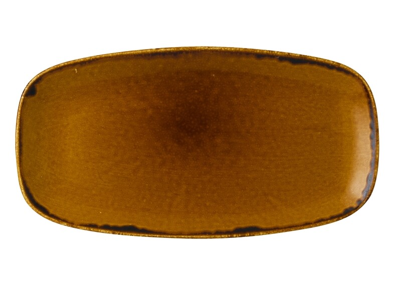 Chef&#39;s piatto rettangolare 35.5x18.9 cm - Harvest Brown Dudson
