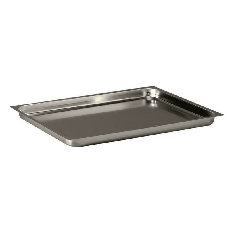 Teglia 2/1 65 x 53 cm h 2 cm Gastronorm Inox - Inoxmacel