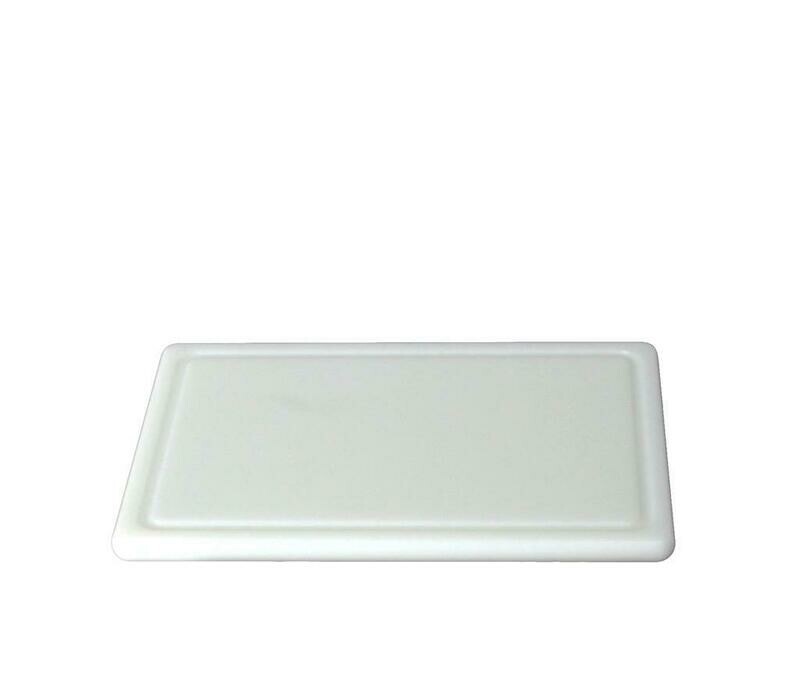 Tagliere Con Gola 25 x 15 cm Bianco - Tirolix