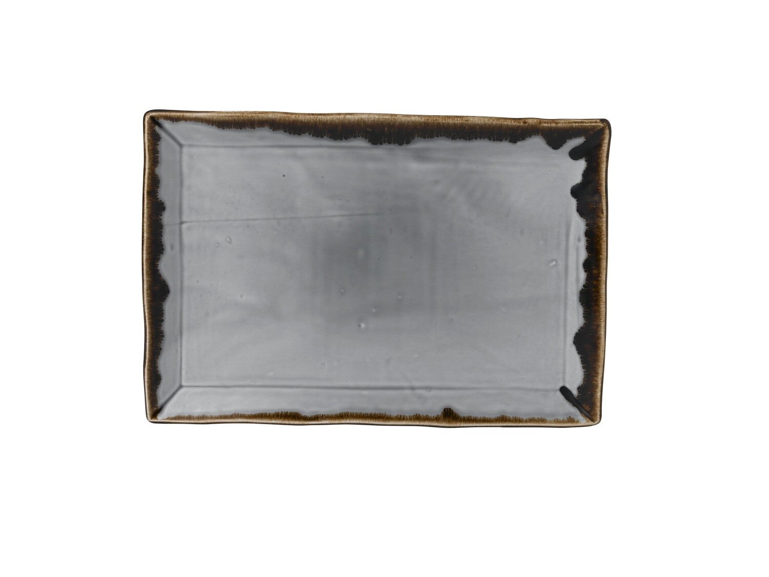 Rechteckiges Tablett 34.5x23.3 cm - Harvest Grey Dudson