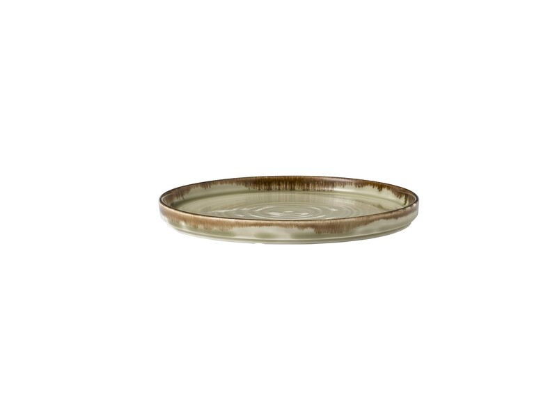 Piatto con bordo vericale 21 cm - Harvest Linen Dudson