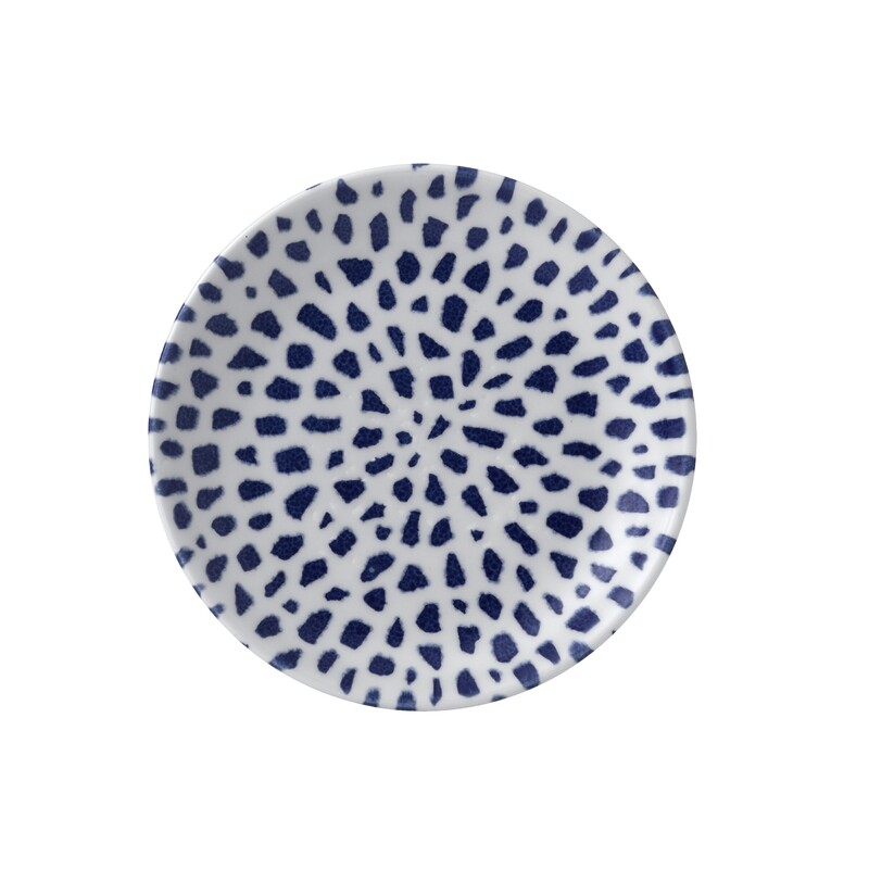 Piatto coupè 21.7 cm - Terrazo Blue Dudson