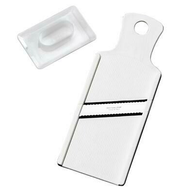 GSD Affettaverdure Universale 2 In 1 Con 2 Inserti – Lame In Acciaio Inox – Made In Germany – Bianco