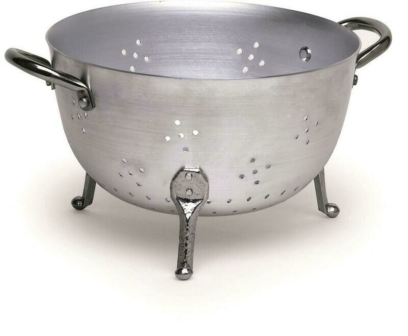 Agnelli - Colapasta Sferico 2 Manici 20 cm Alluminio - 2 mm