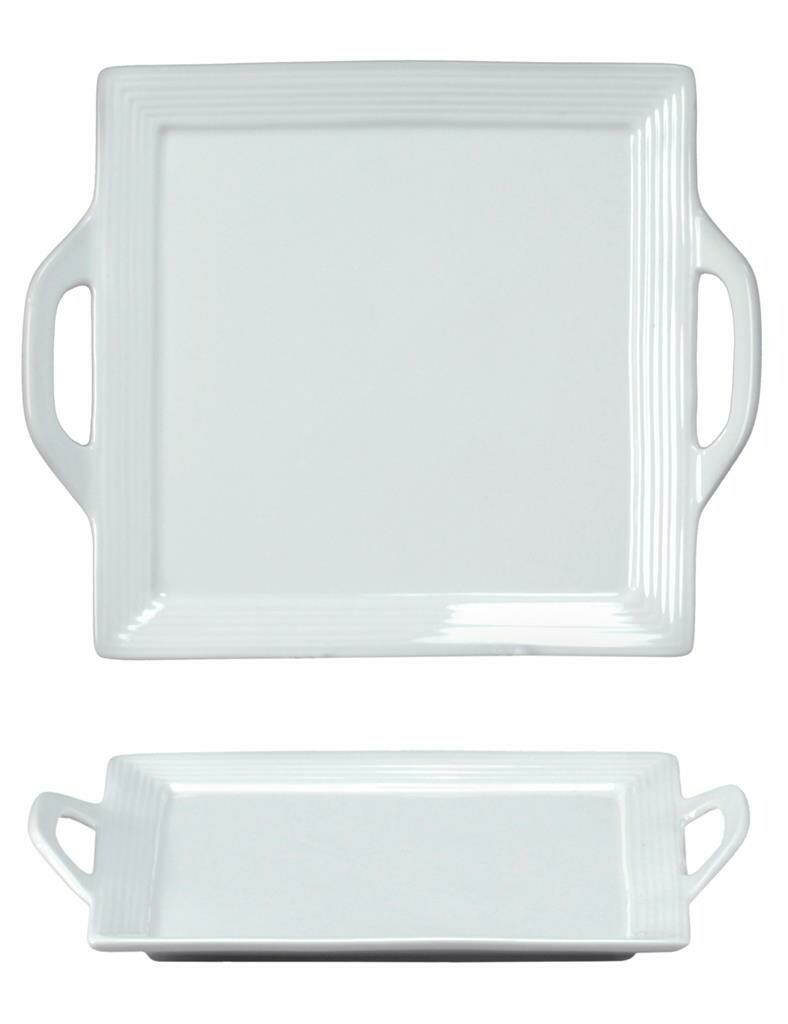 Tirolix - Vassoio Quadrato Con Manici 22,5 x 22,5 cm Plates
