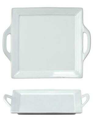 Tirolix - Vassoio Quadrato Con Manici 26 x 26 cm Plates