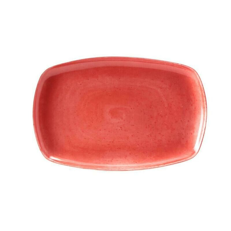 Tirolix - Piatto Rettangolare 35 x 23 cm Corallo Matiz