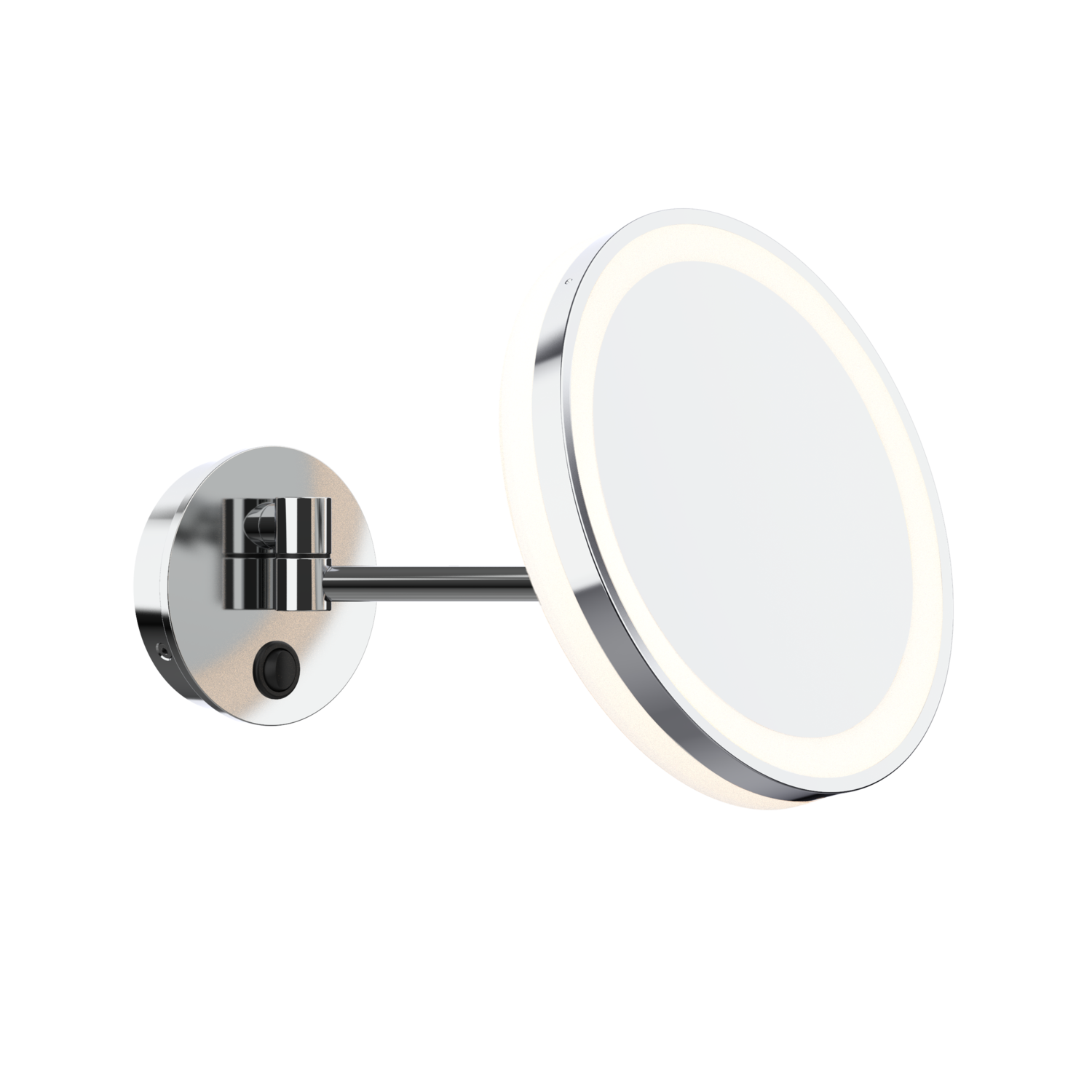 Aliseo -Beleuchteter Spiegel mit Einzelarm LED ME ø 220 mm
