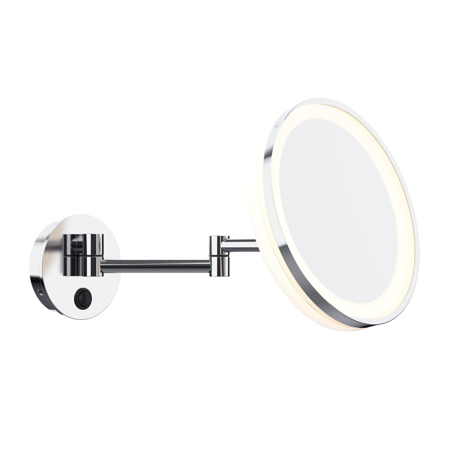 Aliseo - Specchio illuminato con braccio doppio LED ME ø 220 mm
