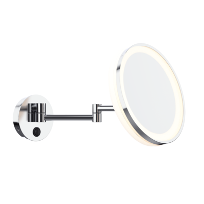 Aliseo - Specchio illuminato con braccio doppio LED ME ø 220 mm