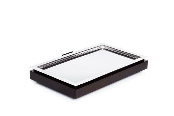 APS - Vassoio refrigerante GN &quot;Frames&quot; 32,5 x 53 cm Marrone