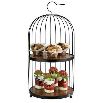 APS - Alzata per buffet "Birdcage" 26 x 26 cm