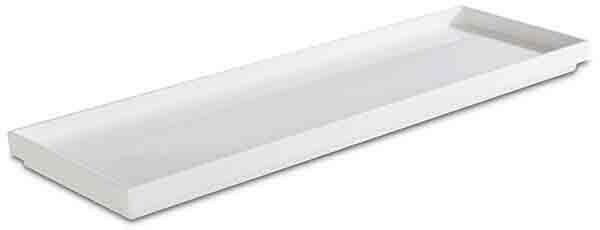 APS - Vassoio GN 2/4 &quot;Asia Plus&quot; 16,2 x 53 cm Bianco