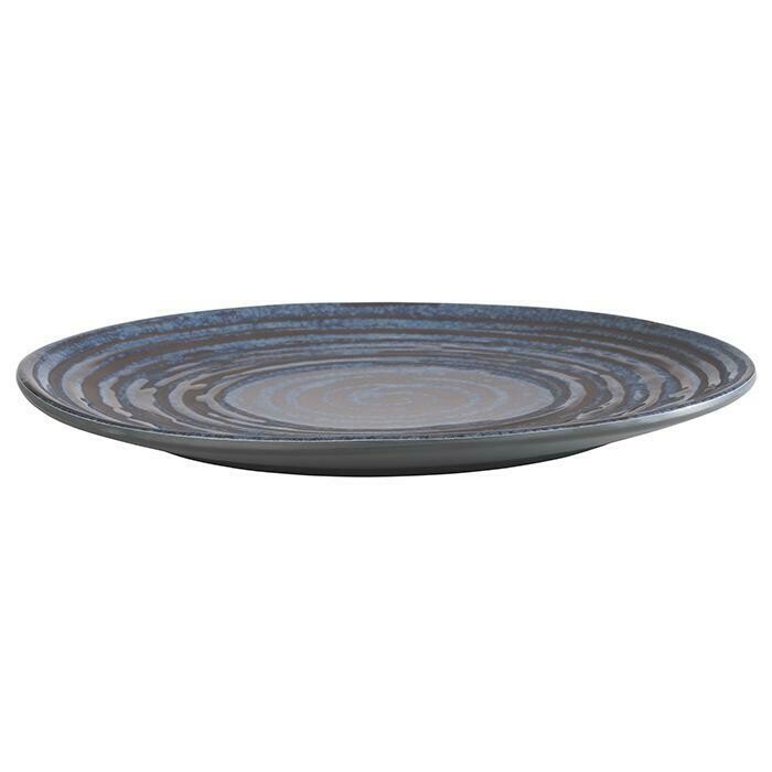 APS - Piatto &quot;Loops&quot; 22 cm Blu, Grigio