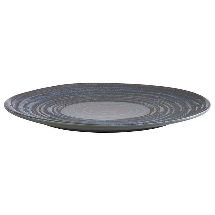 APS - Piatto &quot;Loops&quot; 27 cm Blu, Grigio