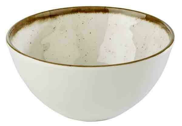 APS - Ciotola &quot;Stone Art&quot; 15 cm Bianco, Marrone