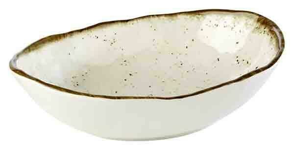 APS - Ciotola &quot;Stone Art&quot; 21 x 28,5 cm Bianco, Marrone