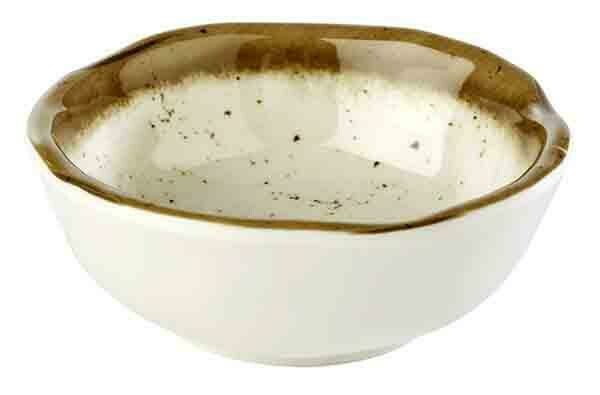 APS - Ciotola &quot;Stone Art&quot; 8 cm Bianco, Marrone