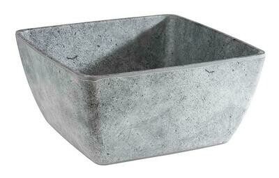 APS - Ciotola quadrata &quot;Element&quot; 25 x 25 cm 3,8L Grigio