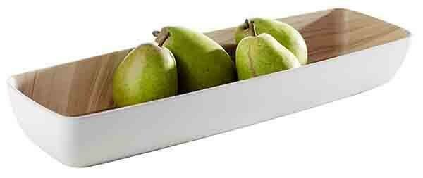 APS - Ciotola GN 2/4 &quot;Frida&quot; 16,2 x 53 cm 3,65L Bianco