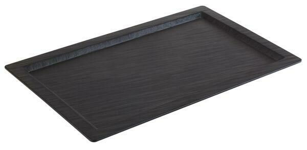 APS - Vassoio GN &quot;Slate&quot; 32,5 x 53 cm Nero