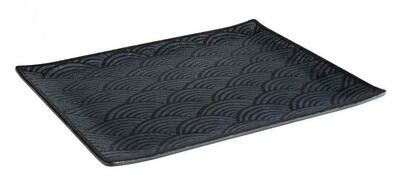APS - GN Tablett &quot;Dark Wave&quot; 26,5 x 32,5 cm