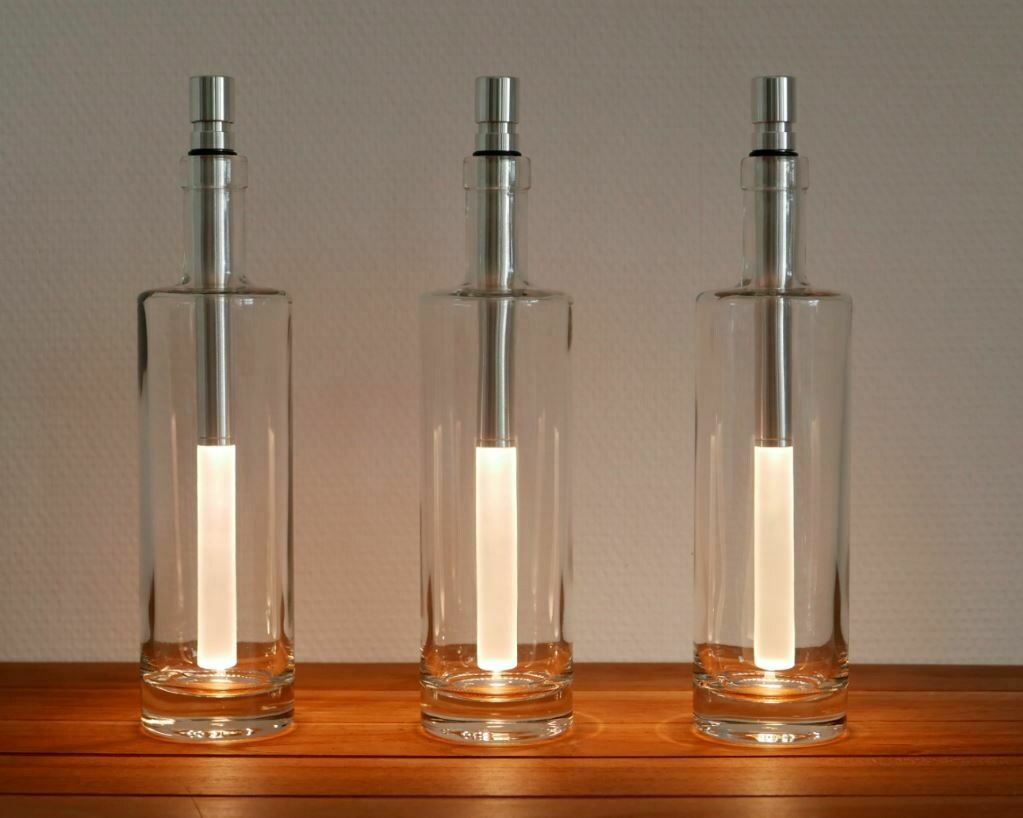 LED illuminazione bottiglie classico bianco caldo - Tirolix