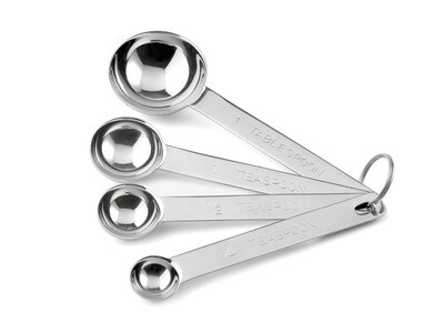 Set di 4 cucchiai dosatori per il tè - Weis