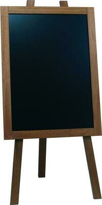 Lavagna Cavalletto 55 x 124 cm Noce - Nero Lavagne