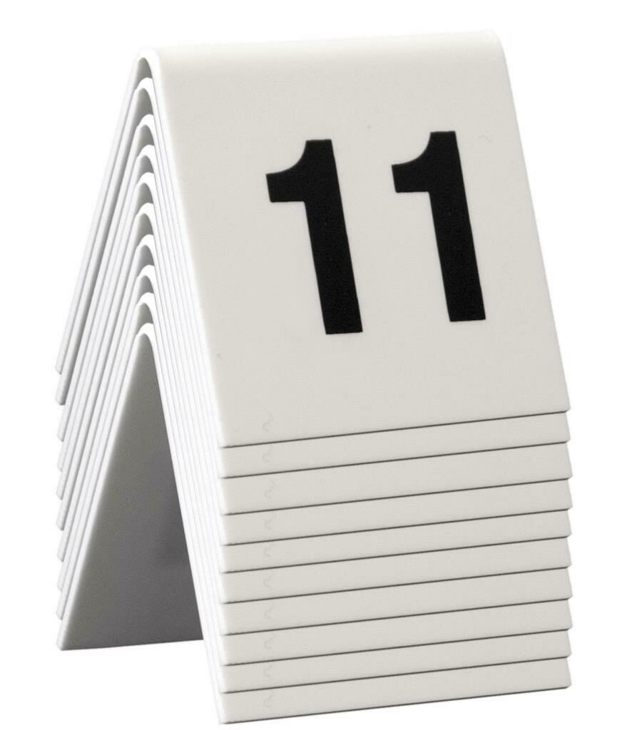 Securit - Numeri Da Tavolo 11/20 5x4 cm Bianco