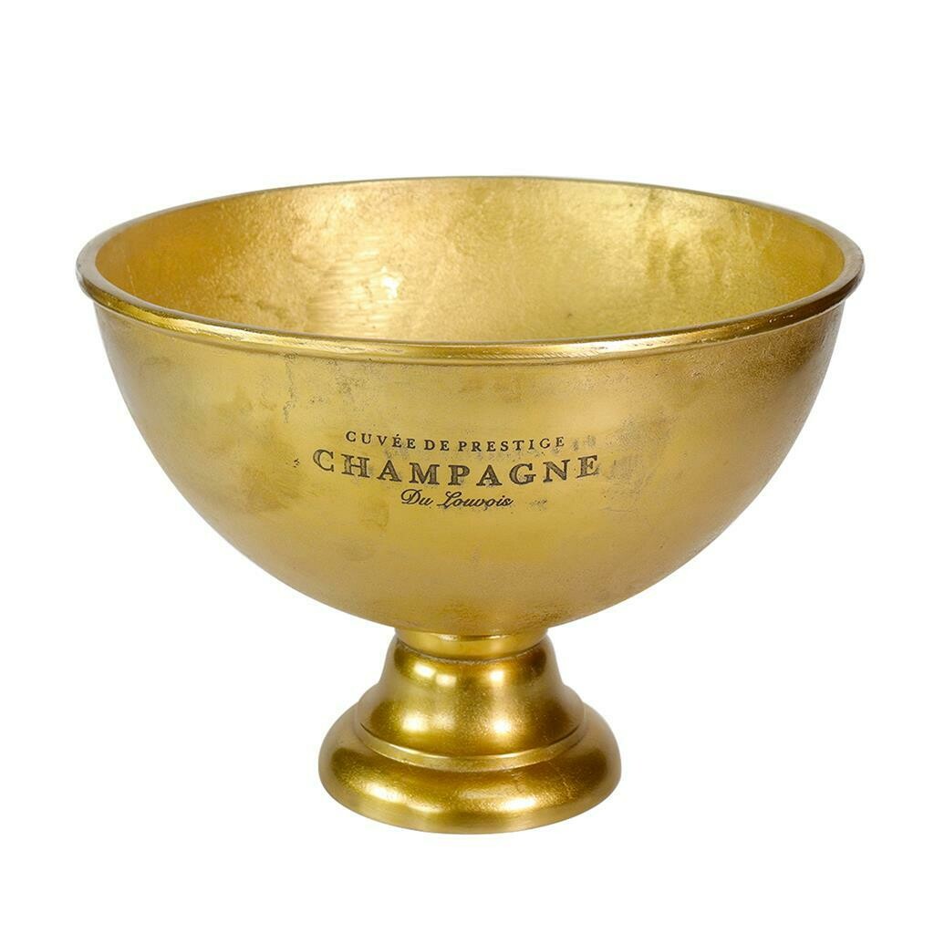 Tirolix - Champagnereimer/Schale 46 cm Saint Tropez Gold