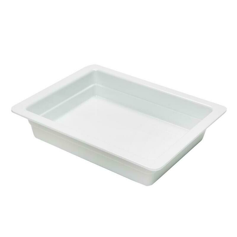 Tirolix - Vasca Gastronorm 1/2 32,5 x 26 cm Bianco Melamina