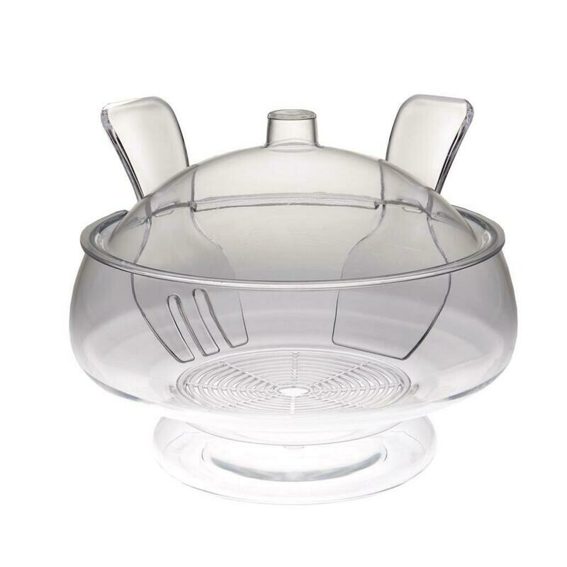 Tirolix - Coppa Con Coperchio e Posate 27 cm Show