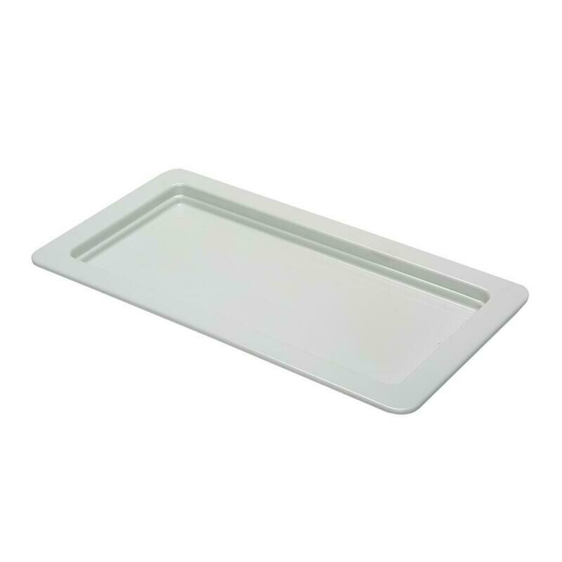 Tirolix - Vassoio Gastronorm 32.5x17.5 cm Bianco Melamina GN1/3