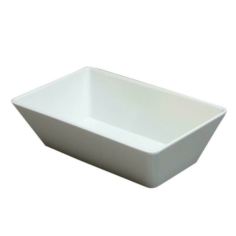 Tirolix - Vasca Gastronorm 25 x 15 cm Bianco Melamina