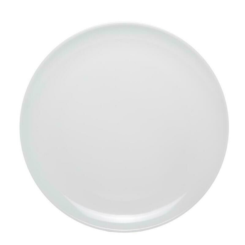 Tirolix - Piatto Rotondo 40 cm Bianco Melamina 16K