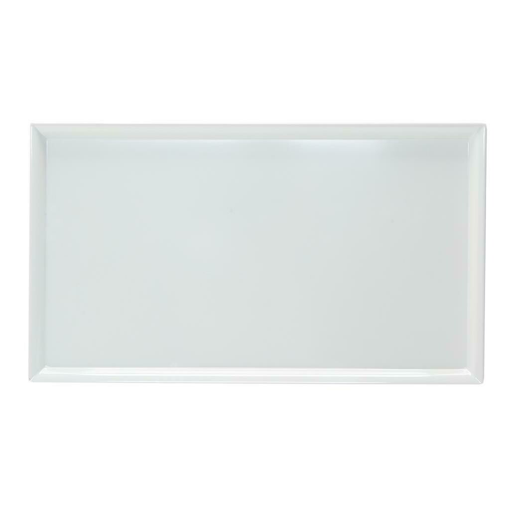 Tirolix - Rectangular Plate 42 x 24.5 cm White Melamine